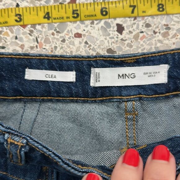 MNG mango denim pocket front jean shorts Clea US 4 - Picture 7 of 7